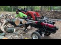 #29 RuggedMade RS-737 Log Splitter Full Auto Cycle & Hydraulic Wedge Lift