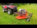 Homemade Front Mount ATV Mower