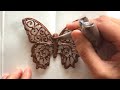 How to Make Chocolate Butterflies | Piped Filigree Designs