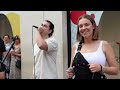 AMAZING MOMENT.. WATCH WHEN ORIGINAL ARTIST APPEARS - Glimpse Of Us - Joji | Allie Sherlock cover