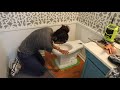 BEFORE & AFTER: How to Install a Toilet Yourself - Thrift Diving
