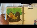 little golden book, handmade junk journal ,Winnie the pooh meets gopher; flip through