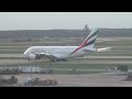 Emirates A380 taxis to the runway