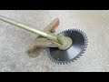 CIRCULAR Saw Blade on TRIMMER ??? +TEST