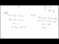 Algebriac Methods Tutorial 12 - Linear Equations