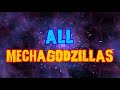 All Godzillas & MechaGodzillas in Kaiju Universe!