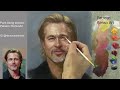 Painting time Lapse - Brad Pitt