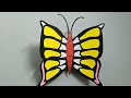 Easy Paper Butterfly wall decor idea | DIY - paper butterfly wall decoration ideas | paper art craft