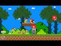 Fat Mario vs Fat Peach: Mario Rescue Evolution of Peach Compilation Super Sized Maze