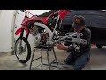 BBR Heavy Duty Shock Spring Install on Honda CRF125F (FB). A complete installation guide.