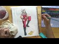 Painting a Viking Girl | Watercolor Painting | ( Bad art day, it was yikes 😬)