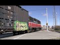 Street running: Providence & Worcester on the industrial highway - Pawtucket, RI - 3/21/2024