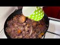 Дробчета по селски - fried liver with vegetables -CIZBIZ  ciğer kızartması