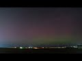 Aurora Borealis Time Lapse - March 14-15, 2023 - Moses Lake, Washington