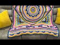 Free Crochet Blanket Pattern ENIGMA - Finished Project - It’s All In A Nutshell Crochet 🧶