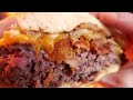 American Food - GIANT ONE POUND HAMBURGERS Jackson Hole Burgers NYC