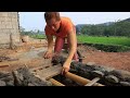 Build Two Story Kitchen And Meat Oven - Single Mother Build An Underground Shelter