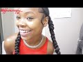 Styling My NATURAL Hair ONLY Using Christmas Colored Products! *red & green*