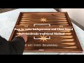 How to make backgammon and Chess board Fully Handmade traditional Method | woodworking