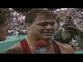 WWE Hall of Famer Kurt Angle wins Olympic gold in 1996 with a broken neck | NBC Sports
