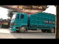 Truk Sultan Kandis melintas di jalan Pekanbaru - Dumai | Hunting Truk