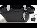 MICHAEL KORS JET SET TRAVEL/LARGE CHAIN SHOULDER TOTE BAG