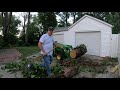 Rip and Tear!! Compact Deere 1025R Tractor Rips Out Fence and Tears Up Brush!!