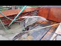 Relaxing sound and cool video sand unload by strong drager machine and strong water undership pump19