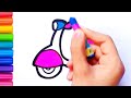 Cute Scooter Drawing | How to draw a cute Scooter with colour | step by step drawing for beginners