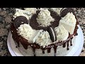 COOKIES AND CREAM CAKE | WHITE CHOCOLATE & OREOS