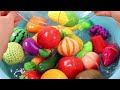 Toy fruit vegetable play on the water Funny Learn English names #8
