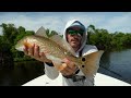 My Biggest Redfish Ever on Topwater!! | Florida Backwater Fishing