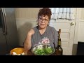 cooking with Yvonne on Mark's channel lettuce from the garden