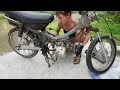 Genius repair girl: repairs and maintains 110cc motorbike engines, Mechanical girl, helping farmers