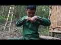 FULL VIDEO: How To Build Bamboo House on the Waterfall, Make a Stone Grill - Survival Alone