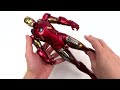 Hot Toys Iron Man Mark 7 Open Armor Avengers Unboxing & Review