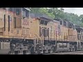 EB Duo UP ACe Leader stops in siding in Weatherford, TX