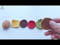 Crochet Mini Hamburger Keychain 🍔 - Cute Amigurumi Pattern | NHÀ LEN