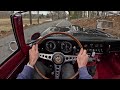 1964 Jaguar XK-E Roadster -3.8L Series 1 E-Type Drive (POV Binaural Audio)