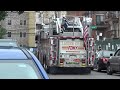 FDNY Ladder 151 taking up from gas odor