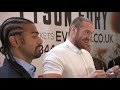 When Tyson Fury and David Haye clashed in hilarious press conference 🤣👊