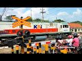 Railroad Crossing Indonesia||Palang Pintu Kereta Api Daop 5||KA Sawunggalih