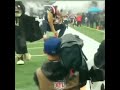 Julian Edelman sprinting out of the tunnel