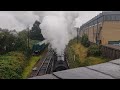 The most dramatic departure EVER from a Steam Locomotive ( BR 9F at Loughborough on the GCR)