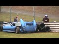 Noble crashes out - Oulton Park 23.Jan 2010