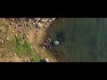 Cinematic flight of drone @Traveler's Paradise in the womb Chotanagpur Plateau at River Mayurakhshi