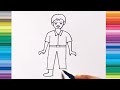 How To Draw A Boy  | Easy Drawing | Boy Drawing