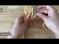 [Reupload] Macrame Fish tail Keychain Tutorial / 마크라메 피쉬테일 키링 만들기