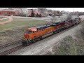 Full ATSF and Foreign Power Lashups On BNSF's Red Rock Sub!