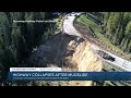 Large chunk of Wyoming's Teton Pass road collapses; unclear how quickly it can be rebuilt